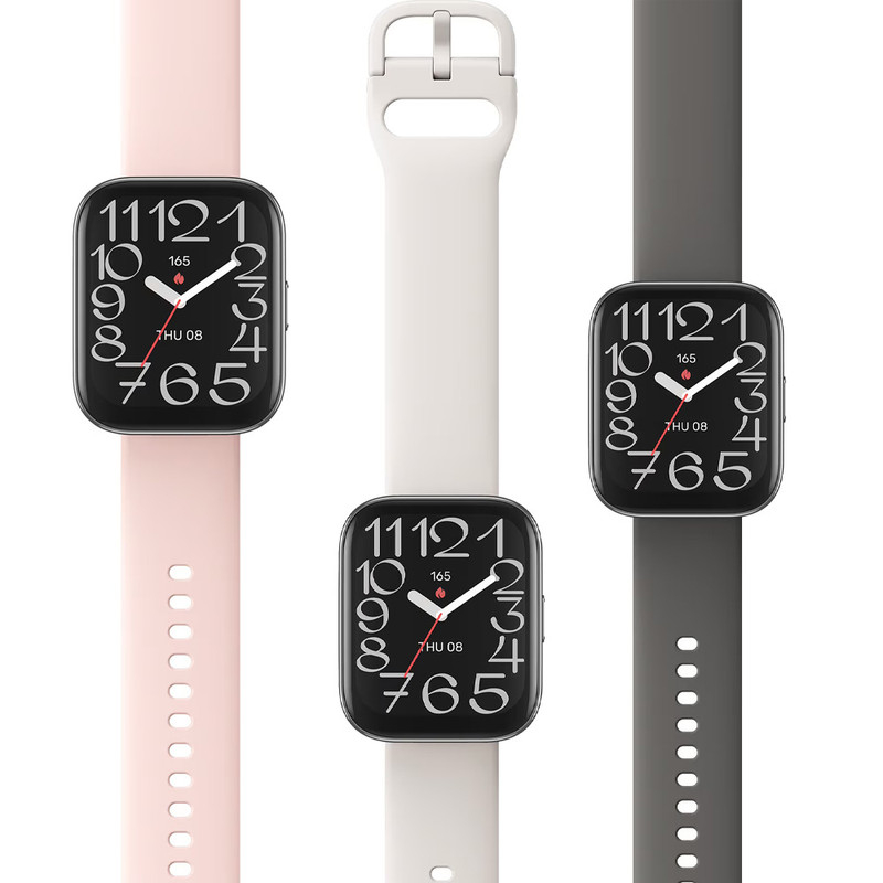 ساعت هوشمند 46 میلی‌متری امیزفیت مدل Bip 5 Unity با بند سیلیکونی