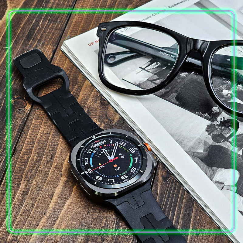 ساعت هوشمند 46 میلی متر وونک مدل VS1 با بند سیلیکونی