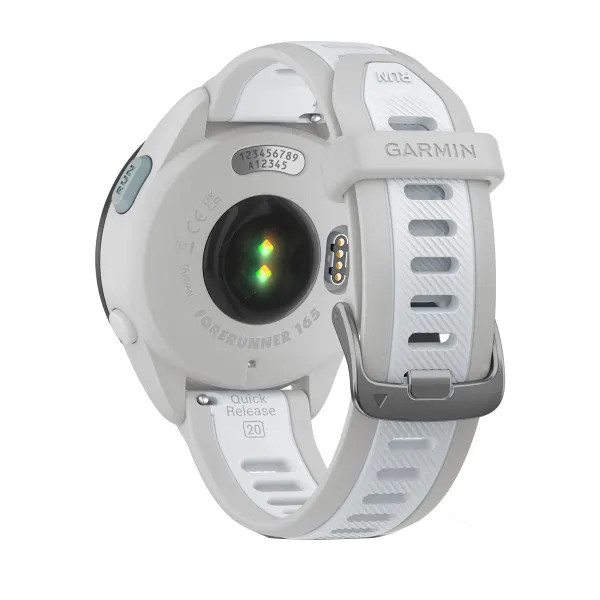 ساعت هوشمند گارمین مدل Forerunner 165 دارای قابلیت های کنترل موسیقی (Music Player)، قابلیت تغییر طرح ساعت یا تم بند سیلیکون