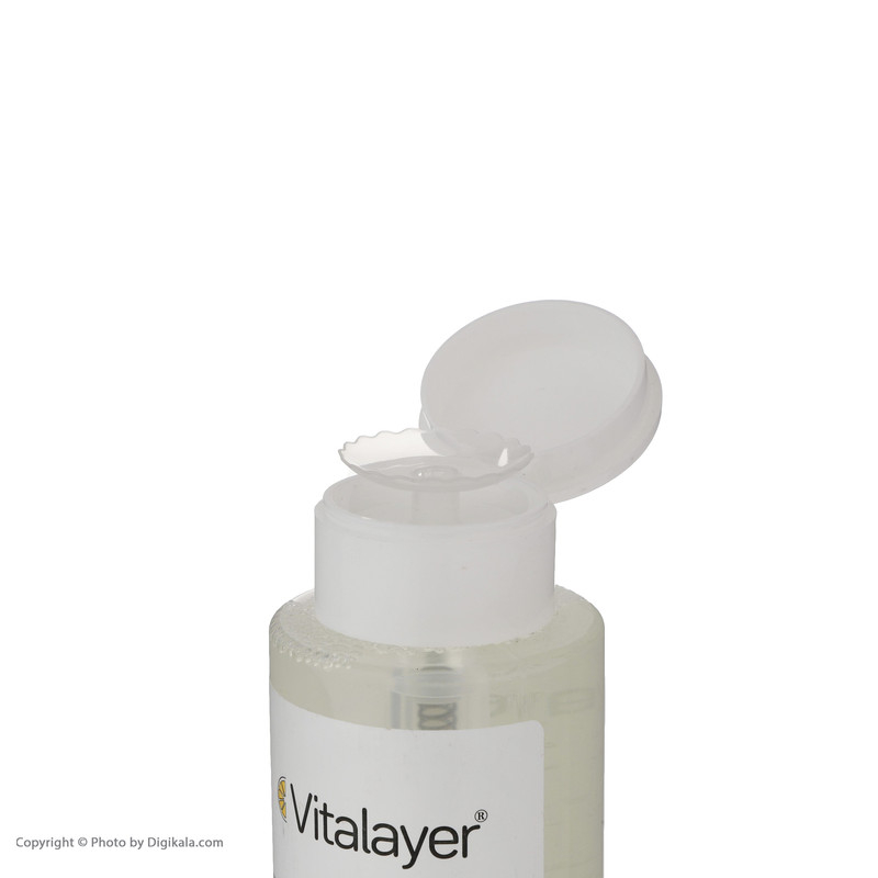 محلول پاک‌کننده آرایش ویتالیر مدل سنسی ویت مناسب پوست حساس حجم 250 میلی‌لیتر