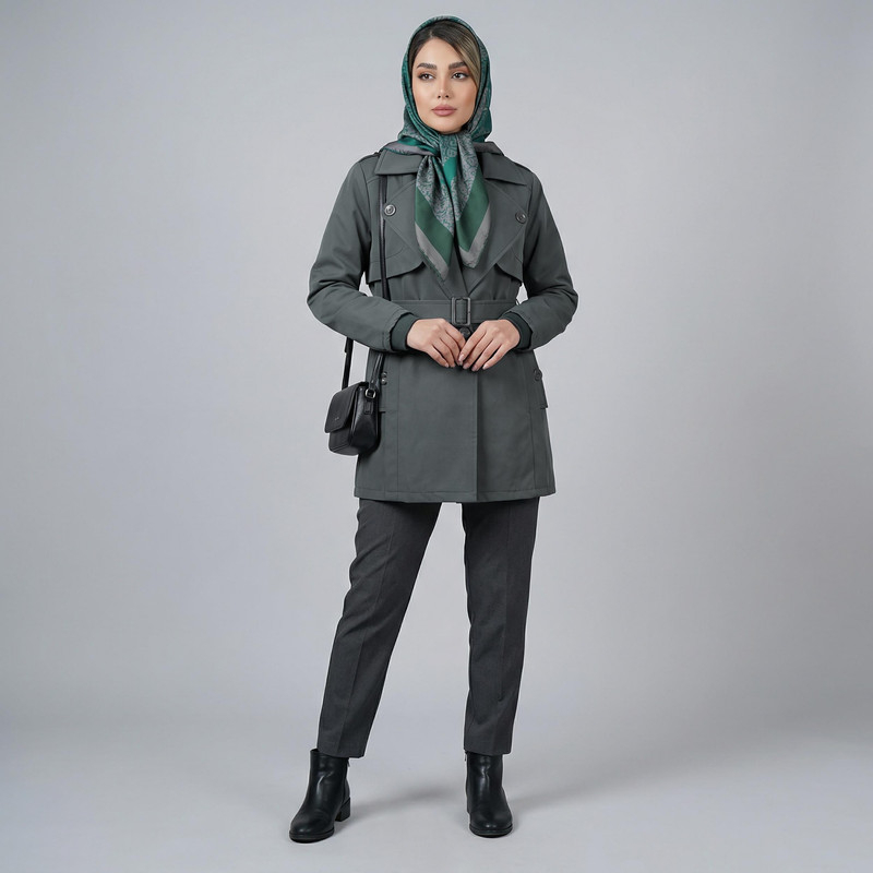 بارانی زنانه السانا مدل دیارا کد 2379