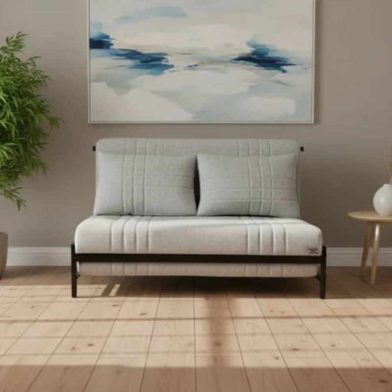 مبل تختخواب شو 1 نفره اورنگ مدل لالوسکی دسته دوبل